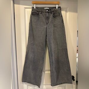Abercrombie & Fitch High Rise Wide Leg Jeans